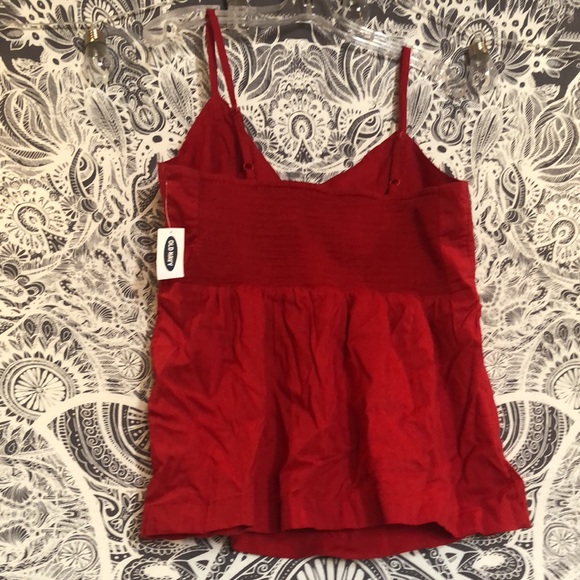 Red Pin-up style Camisole - Picture 3 of 3